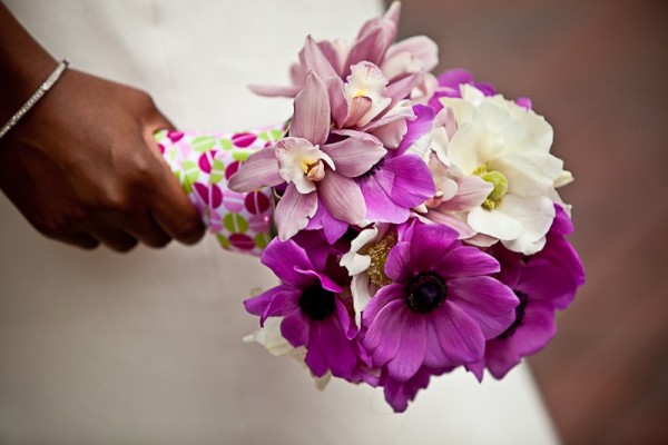 Radiant Orchid bridal bouquet by Elegance and Simplicity