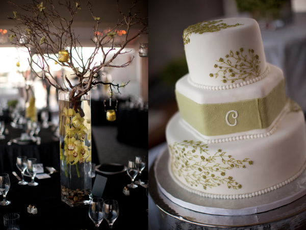 Elegance and SImplicity floral details and cake by Cakes by Linda