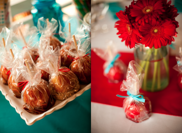 Carnival Style at Glen Echo with candy apples and caramel apples 