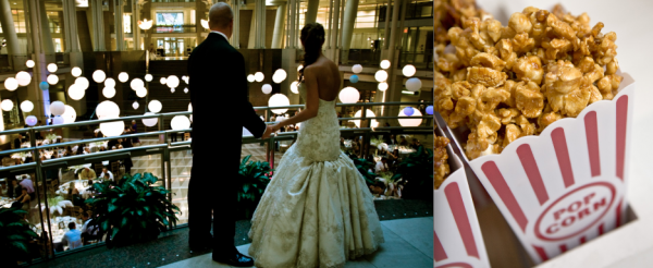 Carnival Style at Ronald Reagan Building with lanterns and DIY popcorn from Ruffled Blog