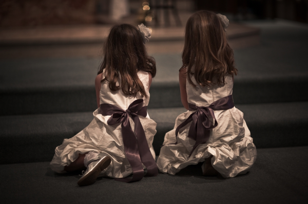 Washington DC Flower Girls at Blessed Sacrament
