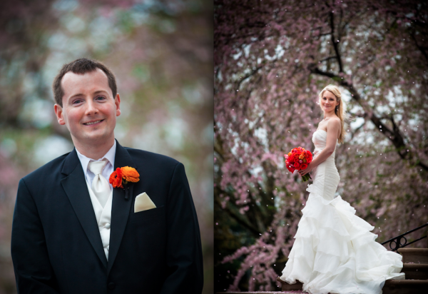 College Park Wedding at Main Chapel during Cherry Blossom Season - Photography by Documentary Associates