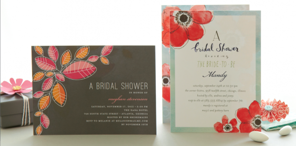 Beautiful Wedding Shower Invitations by Wedding Paper Divas