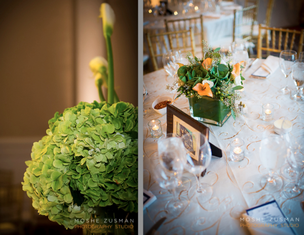 Carnegie Institute for Science Flowers by Elegance & Simplicity, Inc and photo by Moshe Zusman - Hydrangea, calla lilies and cabbage