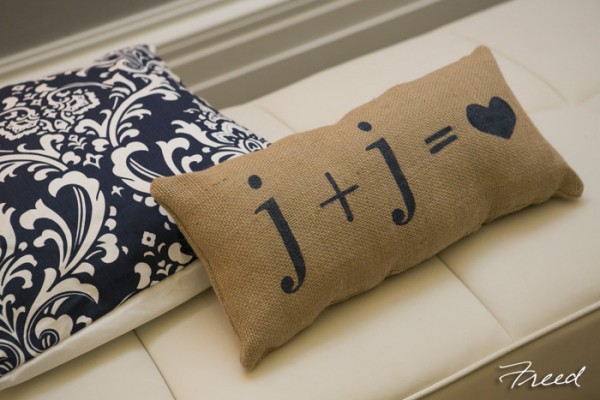 Reception Decor - Pillows from Etsy