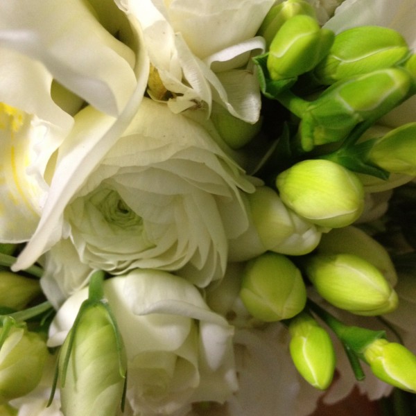 Dupont Hotel bridal bouquet close up