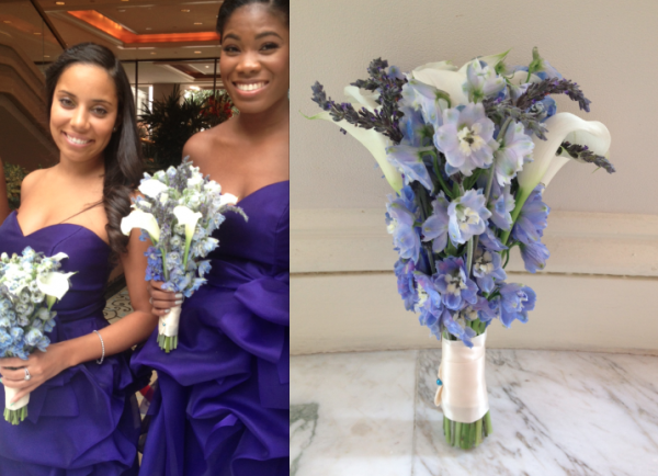 Fairmont Hotel Bridesmaids Bouquets