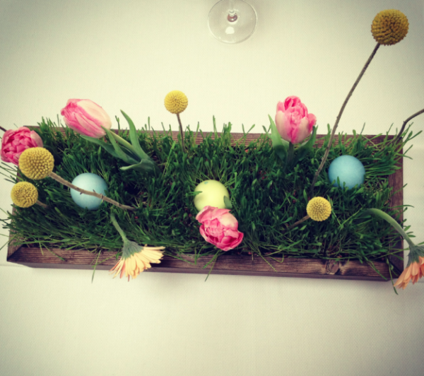 Easter style decor at the Ronald Reagan Building