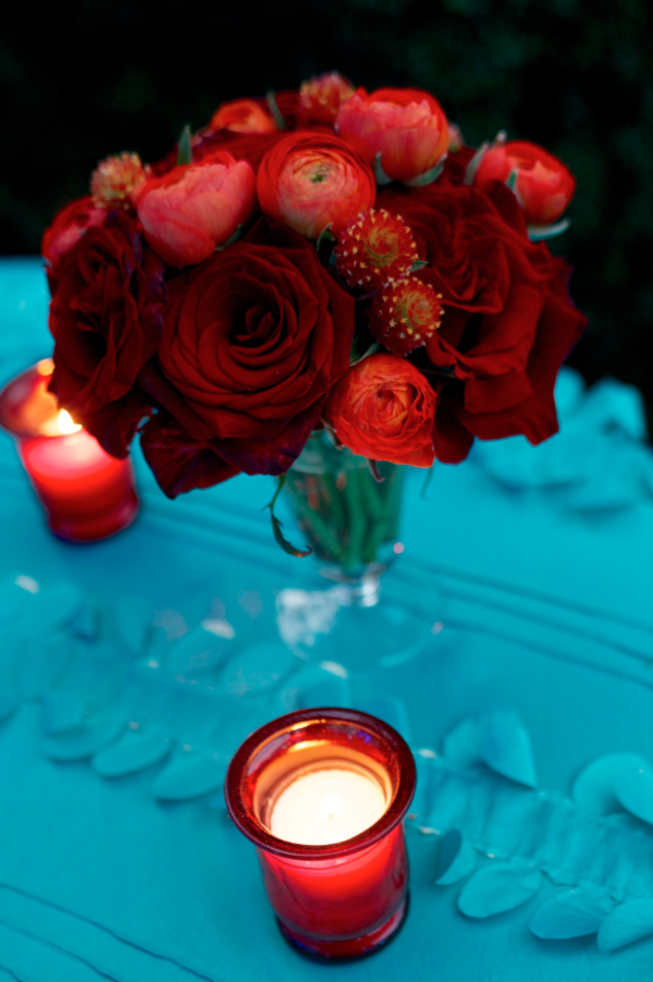 DC Floral design for Casablanca themed party