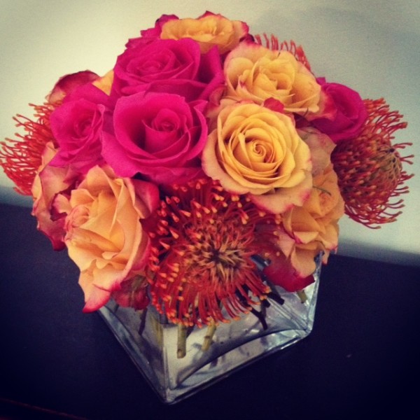 DC Florist - Centerpieces for Newseum wedding reception