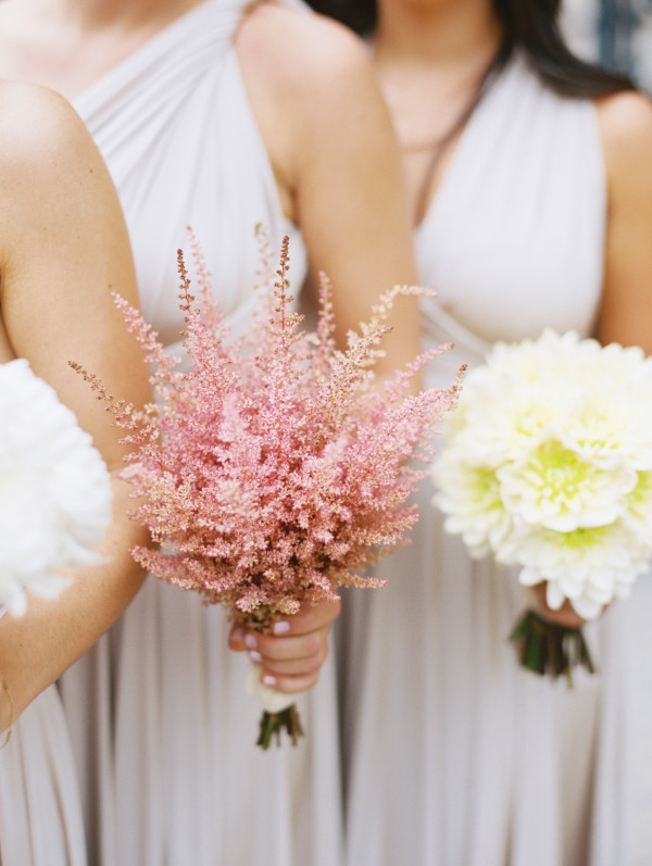 Cosmos Club Bridesmaids bouquets