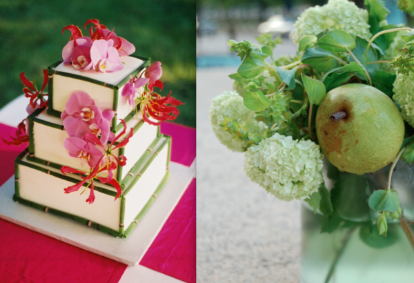 DC wedding with cake and flowers by Elegance and SImplicity, Inc.
