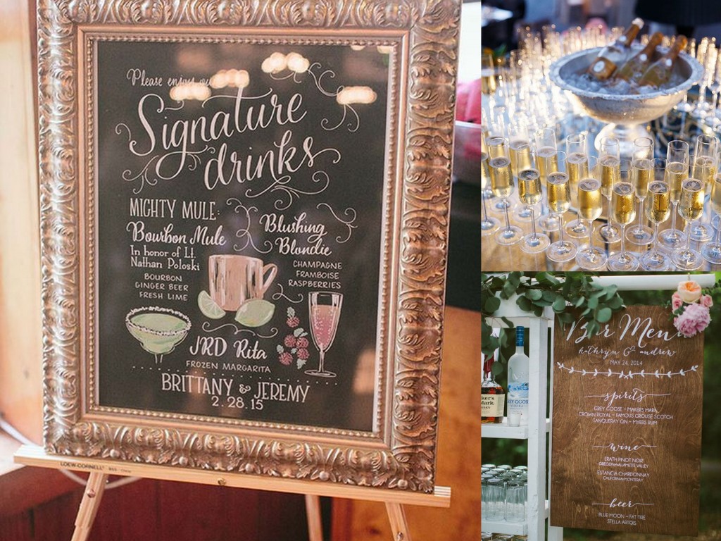 Wedding-Bars-Drinks-Cocktails-Elegance-and-Simplicity-2016-Wedding-Trends