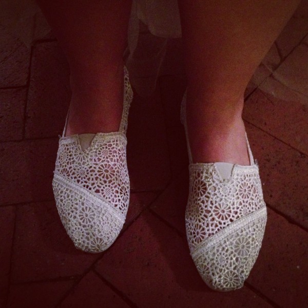 Tom's Shoes for brides