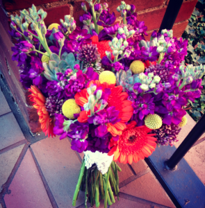 Fall bridal bouquet