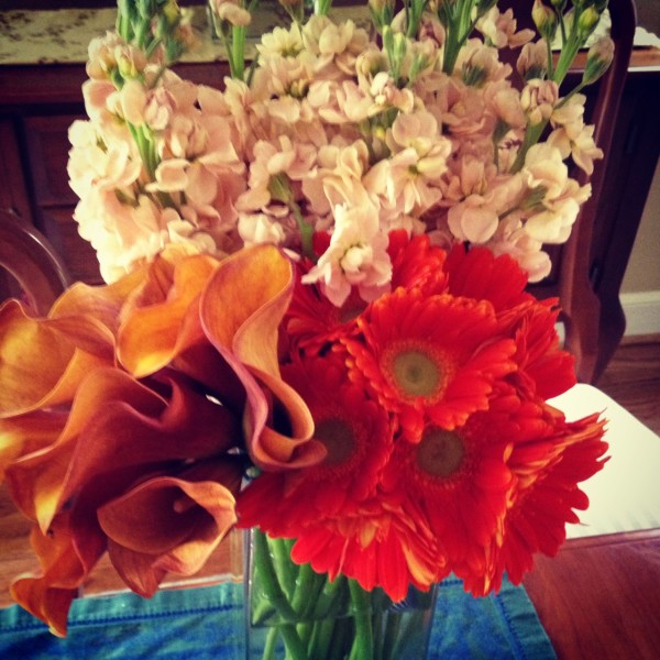 orange daily delivery flowers