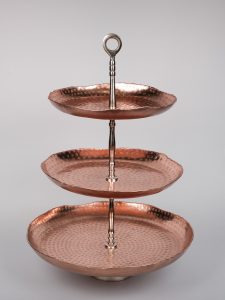 Three Tiered Copper Stand