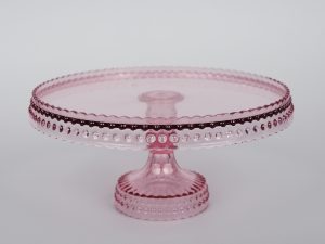 Plastic Pink Cake Stand Rental
