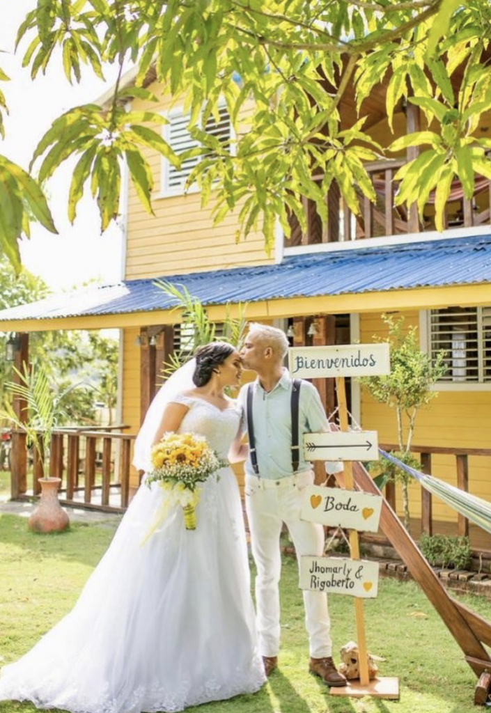 Destination Weddings at private villas on private estates in the mountains near cabarete beach